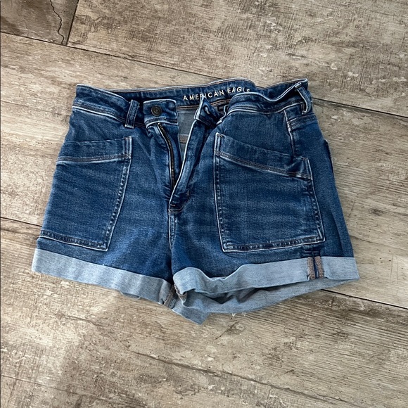 American Eagle Outfitters Pants - American Eagle Outfitters Dark Blue Jean Shorts